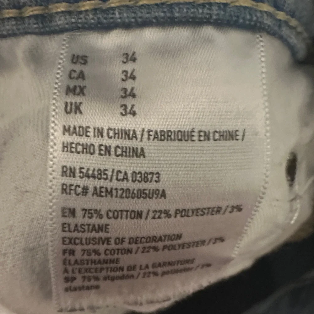 American Eagle Outfitters Light Blue Distressed Jean Shorts - Picture 2 of 4